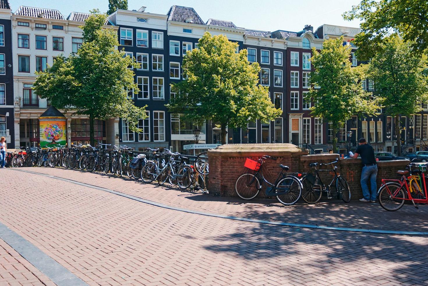 Binnenplaats van onze fietsverhuur locatie